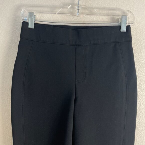 Spanx Womens Medium Petite Black Cropped Pants Stretch Pull On - Picture 2 of 9